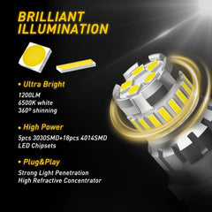 For Ford F150 F250 F350 Super Duty White 3157 LED Backup Reverse Tail Light Bulb 6B93BC-57