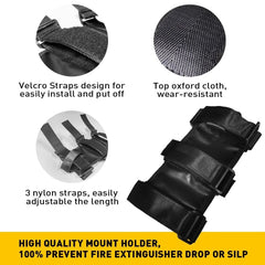 Car Fire Bar Extinguisher Roll Holder Adjustable Bracket Mount for Jeep Wrang US 6B93BC-57