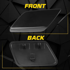 For Volvo S60 2005-2009 Black Pair Front Headlight Washer Jet Spray Cover Cap EA 6B93BC-57