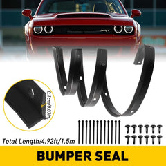 Hood to Nose Fascia Bumper Seal & Rivets 68051392AB For 08-22 Dodge Challenger A 6B93BC-57