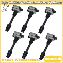6x Ignition Coil for Infiniti FX35 M35 QX4 Nissan Pathfinder 3.5L V6 22448-4W011 6B93BC-57