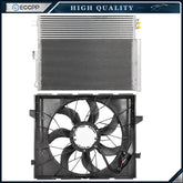 Electric AC Condenser Cooling Fan Kit For 2011 2012 2013 Dodge Durango 6B93BC-57