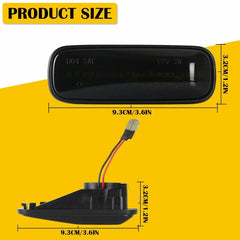 2PC DYNAMIC LED SIDE SIGNAL MARKER LIGHTS FOR 1996-2000 CIVIC HONDA CR-V BALLADE 6B93BC-57