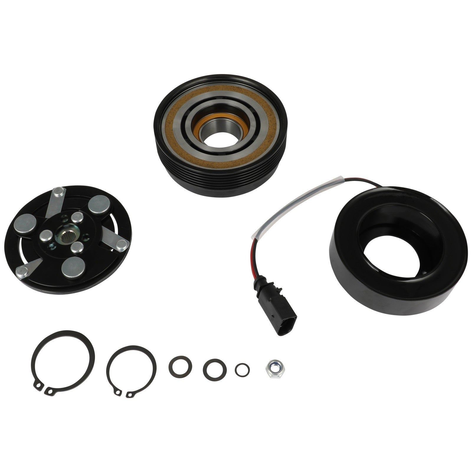 A/C AC Compressor Clutch Kits Fits Volkswagen Jetta Golf Beetle 7M3820803A 6B93BC-57