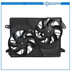 Radiator Condenser Cooling Fan Assembly For 2008 2009 2010 Dodge Challenger 6B93BC-57