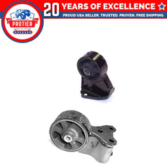 Engine Motor Mount 2PCS Set for 2003-2008 Hyundai Tiburon 2.7L Auto Trans 6B93BC-57