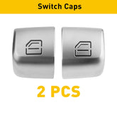 2PCS Window Switch Repiar Caps BUTTONS For Mercedes C300 C63 C350 GLC300 C-Class 6B93BC-57
