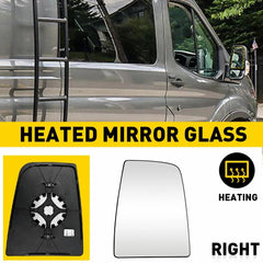 Mirror Glass Upper Passenger Side Right for RH Ford Transit Van 150 250 350 EOA 6B93BC-57