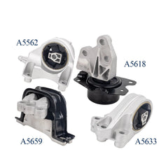Engine Mount Set compatible with Chevrolet GMC 2010-2017 Equinox Captiva Sport 6B93BC-57
