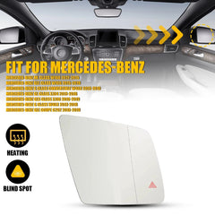 Passenger Mirror Glass Heat W/Blind Spot For Mercedes W166 ML GLE GL GLS G13-19 6B93BC-57