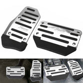 2X Non-Slip Automatic Gas Brake Foot Pedal Pad Cover Car Accessories Silver EOA 6B93BC-57