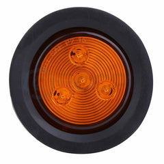 2.5 inch Round Light Truck Trailer Side Marker Clearance 20x Red +Amber 4 LED 6B93BC-57