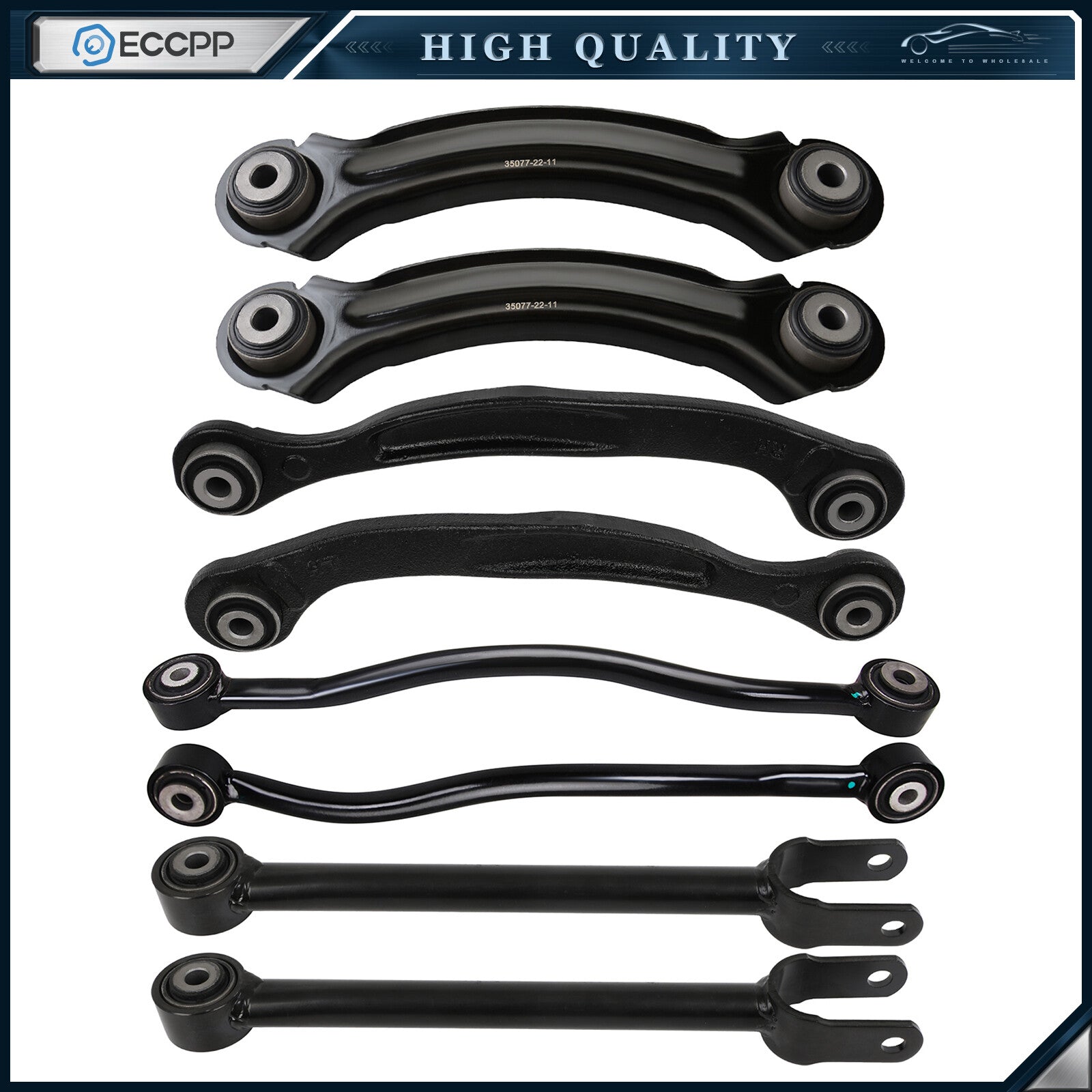 Rear Forward Control Arm Suspension Kit For 2005-2016 Chrysler 300 Dodge Charger KOEEP