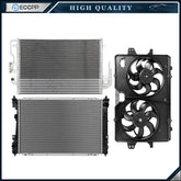 Electric Radiator Condenser Cooling Fan Kit For 2008-2010 2011 2012 Ford Escape 6B93BC-57