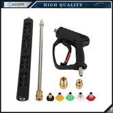 5000PSI High Pressure Power Washer Spray Gun Wand Lance Nozzle Tips Kit M22