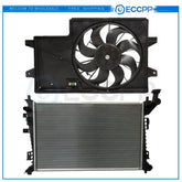Electric Radiator Cooling Fan Kit For 2008 2009 2010 2011 Ford Focus 6B93BC-57