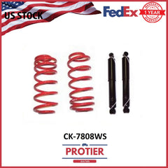 Air Bag to Coil Spring Conversion Kit & Shocks Rear for Expedition Navigator 2WD 6B93BC-57
