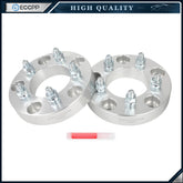 2Pcs 1.25" 5x5.5 to 5x4.5 Conversion Wheel Adapters 1/2"x20 For Ford F150 Bronco