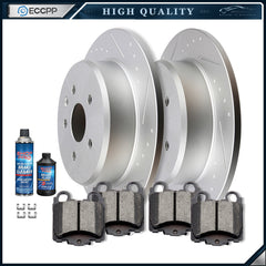 Rear Ceramic Brake Pads And Rotors Kit For Lexus GS300 Lexus IS300 Lexus SC430 6B93BC-57
