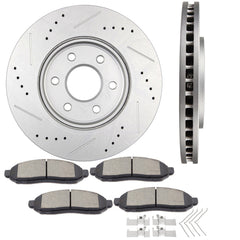Front Disc Rotors Brake Pads for 05-12 Nissan Frontier Pathfinder Xterra Equator 6B93BC-57