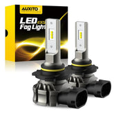 AUXITO H10 9145 LED Fog Light 9005 Headlight Kits Bulbs 6500K Canbus DRL B3F EXC AUXITO