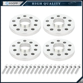 4Pcs 5x100 & 5x112 Wheel Spacers 17mm 14x1.5 For Audi A3 A4 A8 TT Quattro S6 S8