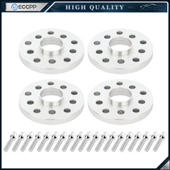 4Pcs 5x100 & 5x112 Wheel Spacers 17mm 14x1.5 For Audi A3 A4 A8 TT Quattro S6 S8