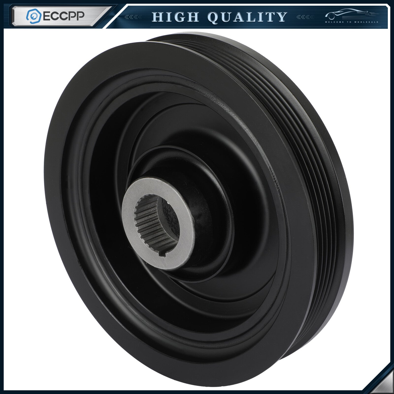 For Honda Civic 2001-2004 2005 L4 1.7L Harmonic Balancer 6B93BC-57