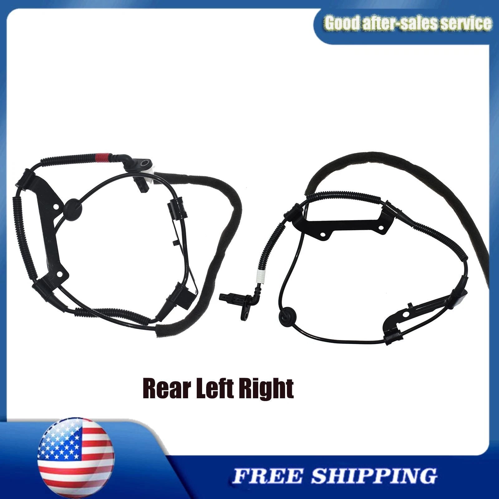 2x ABS Wheel Speed Sensor Rear Left Right for Hyundai Santa Fe 2007-12 6B93BC-57