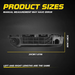 Fits for 2012 2013 2014 Toyota Yaris Front Bumper Support Bracket Pair 2pcs EOA 6B93BC-57
