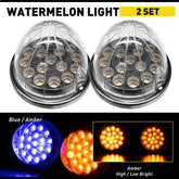 2PCS LED Watermelon Lights Indicator Side Marker Clearance Lamp Truck Trailer EA 6B93BC-57