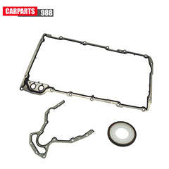 For Chevy GMC 4.8 5.3 6.0 6.2L 12614812 Rear Main Seal & OS30693R Oil Pan Gasket 6B93BC-57