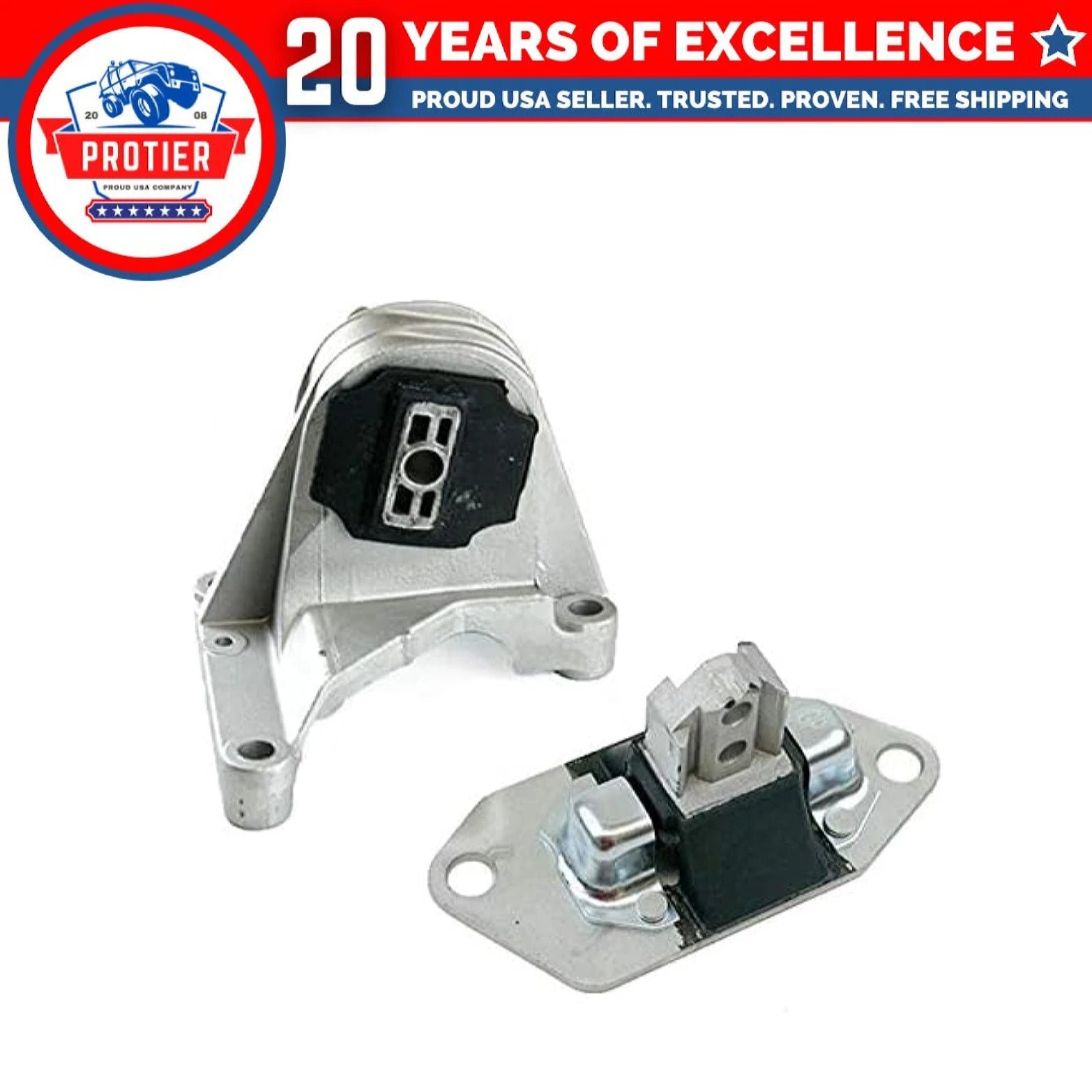 Front RT & Rear Top Motor Mount for Volvo S80 2.4L 2.5L 04-06 : A4038, A4001 6B93BC-57