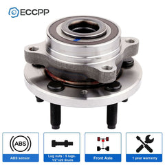 1Pc Front Wheel Hub Bearing Assembly For Ford Taurus Flex Lincoln MKT MKS 5 Lug 6B93BC-57