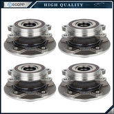 4Pcs Front & Rear Wheel Hub Bearings Assembly For Jeep Compass Renegade AWD Only 6B93BC-57
