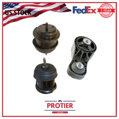 Motor & Torque Strut Mount 3PCS Set Fit 09-17 Buick Enclave/ Chevy Traverse 3.6L 6B93BC-57