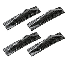 4PCS Universal Car Rear Bumper Lip Diffuser Fins Shark Splitter Accessories EOA 6B93BC-57
