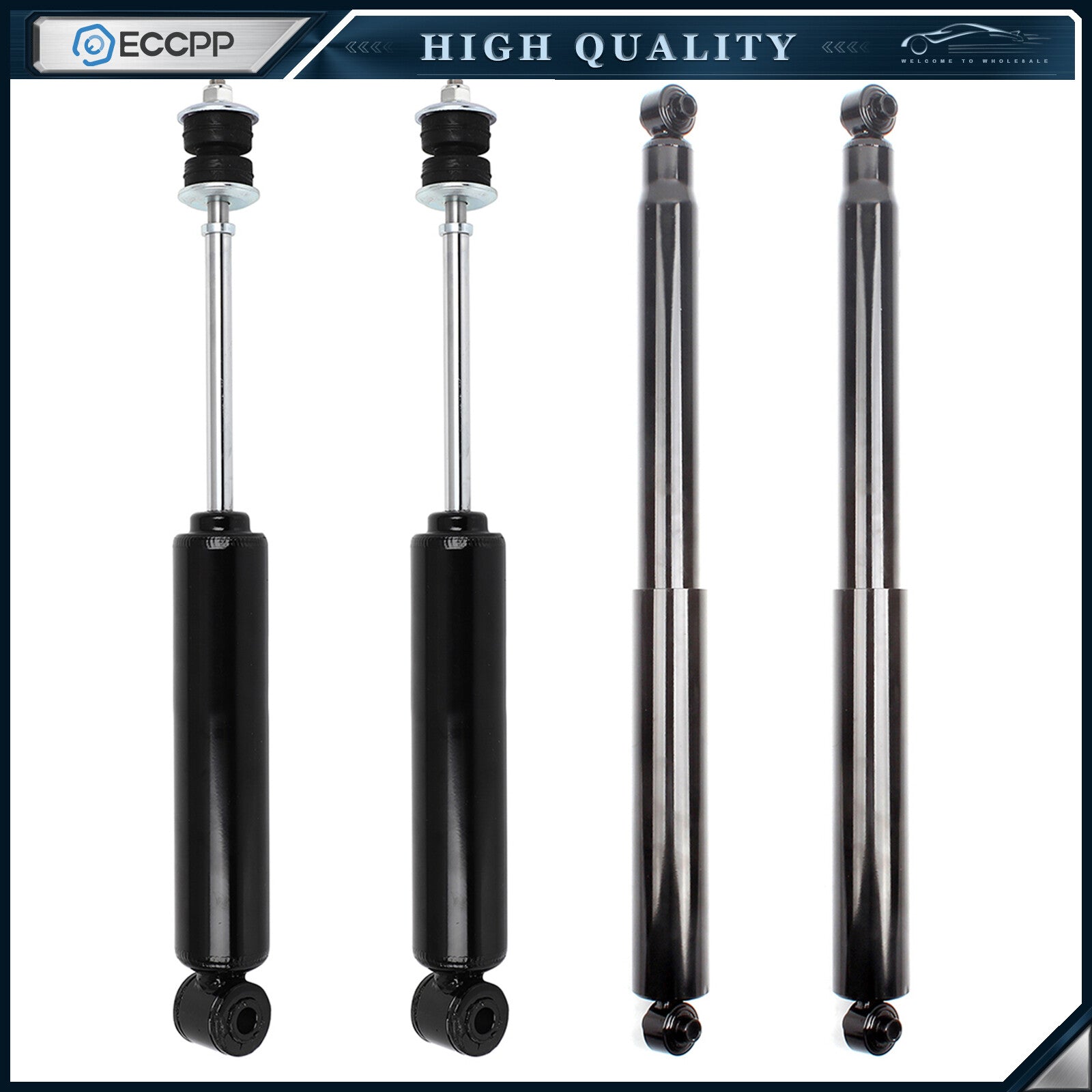 Front Rear Struts Shocks For 1998-2004 Dodge Dakota Durango 4WD Left and Right 6B93BC-57