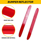 Pair Rear Bumper Reflector Light For Honda CRV 2005-2006 Odyssey Element TSX AAA 6B93BC-57