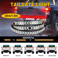 60" Truck Tailgate LED Light Bar Brake Turn Signal Stop Tail Strip EOA 6B93BC-57