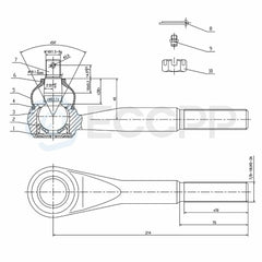 8 x Complete Front Suspension Kit for Chevrolet Blazer and GMC Jimmy 6B93BC-57