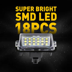 2x For 2012-2017 Toyota Camry LED License Plate Light Tag Lamp Assembly Replace 6B93BC-57