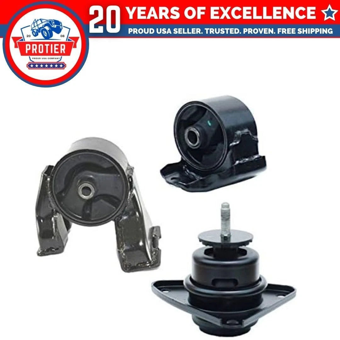 Engine Motor Mount 3PCS Set Fit 2007-2011 Hyundai Elantra 2.0L for Manual Trans 6B93BC-57