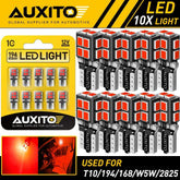 10X T10 168 194 Red LED Inner Tail Light Bulbs Super Bright 2825 192 2821 14E EA 6B93BC-57