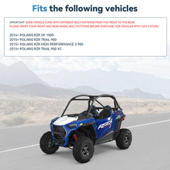 ECCPP 2 Pcs 2" 4x156 Wheel Spacers 12x1.5 For Polaris Ranger Crew XP 900 1000 ECCPP