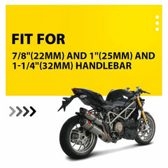 19"x17" Clear Motorcycle Windshield Universal For 7/8" 1" 1.25" Handlebar EOA 6B93BC-57