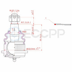 4pcs Front Upper & Lower Ball Joints Set Fits 1994-1996 Dodge RAM 1500 RWD 6B93BC-57