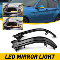 Smoked Turn Signal Lamp LED Side Mirror Light For BMW 4 3 2 1 Series F30 F35 EOA 6B93BC-57