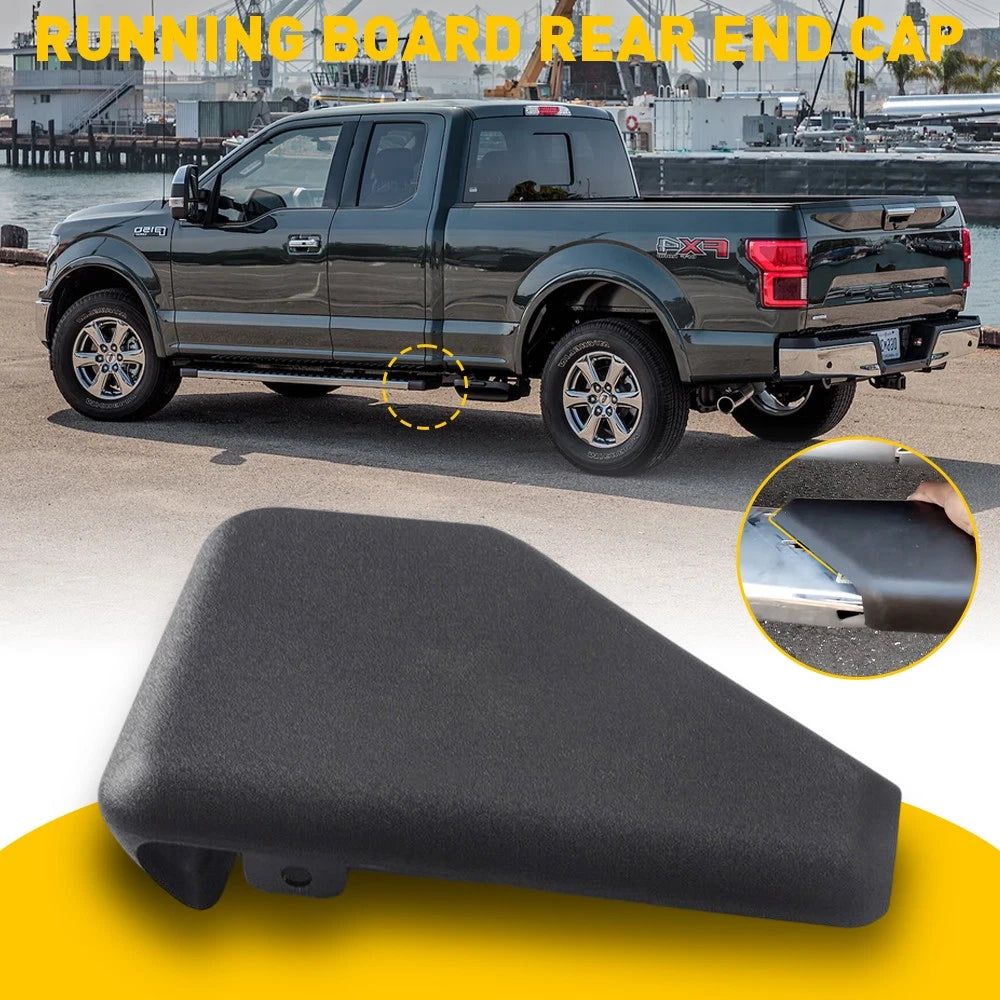 For 2015-2022 Ford F150 running board REAR cap end Left Driver side step EOA 6B93BC-57