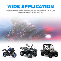 12Pcs Motorcycle RGB LED Under Waterproof Glow Lights Strip Neon Kit Remote USA 6B93BC-57